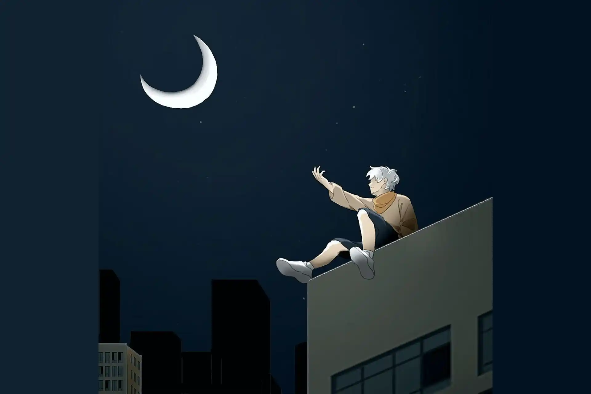 为你的黑夜呼唤月光